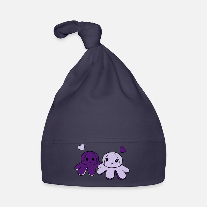 Octopus 2 1 happy Organic Baby Cap