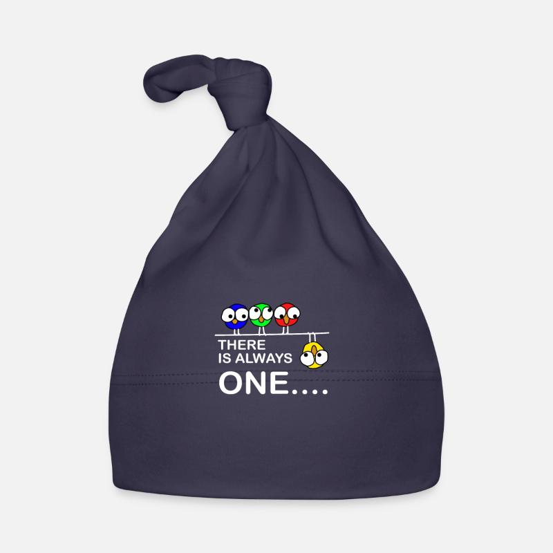 Oiseau Rebel Drôle Unique Spécial BD Bonnet bio Bébé