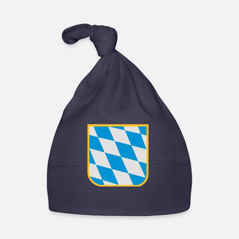 Bavaria - flag - Bonnet bio Bébé - marine