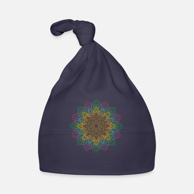 Mandala coloré par la Manzanita’s Bonnet bio Bébé