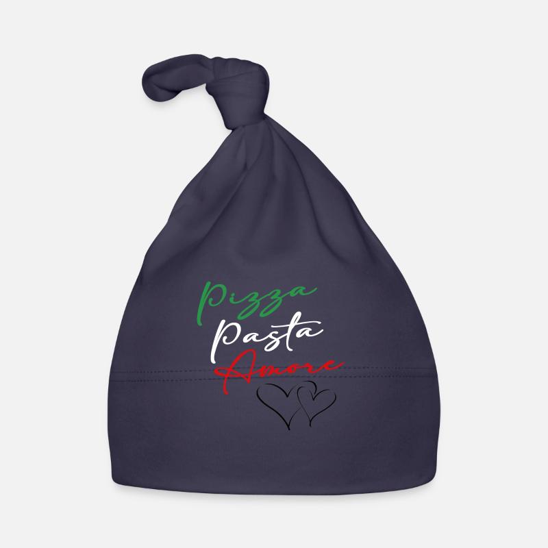 Pizza Pasta Amore Baby Bio-Mütze