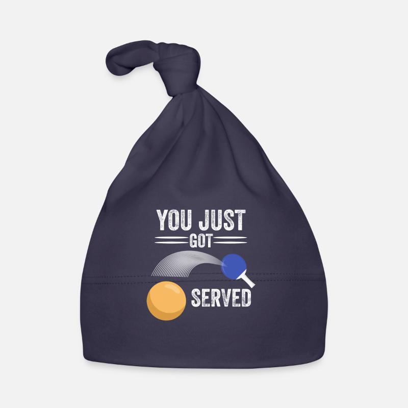 you have just been served ping pong gift idea Organic Baby Cap