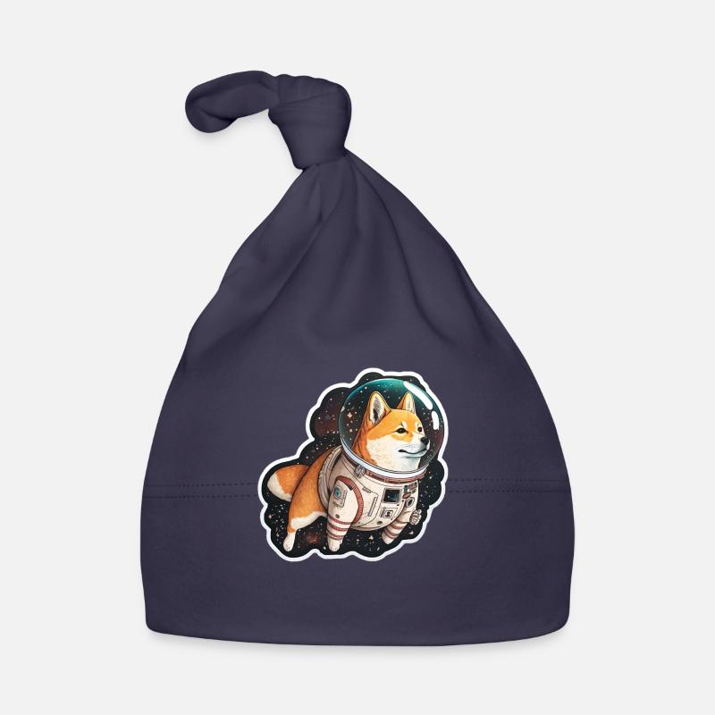 Shiba Inu dans l’espace, drôles de chiens, Spacedoge ! Bonnet bio Bébé