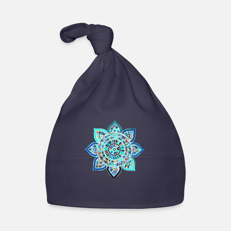 Mandala Baby Bio-Mütze