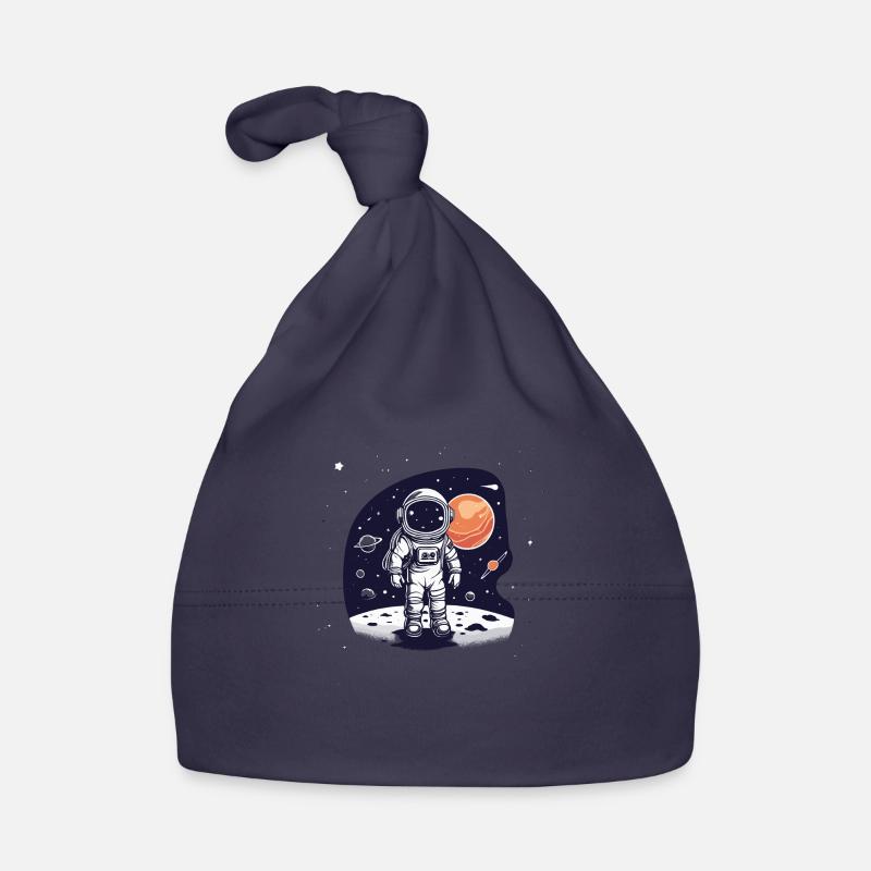 L’astronaute - Bonnet bio Bébé - marine