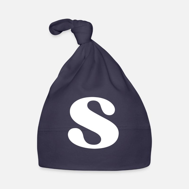 Lettre s Bonnet bio Bébé