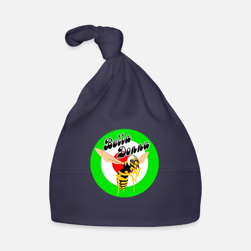 Wasp Mod Target Green Roundel bella donna Organic Baby Cap