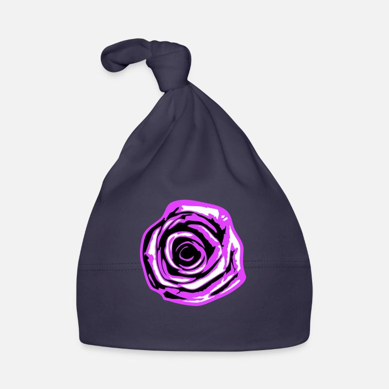 Pretty Beautiful Rose Blossom Leaf Roses Romantic Organic Baby Cap