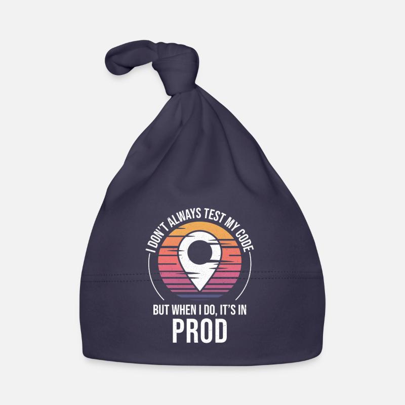 Developer Coder Programmer Prod Testing Humor Organic Baby Cap