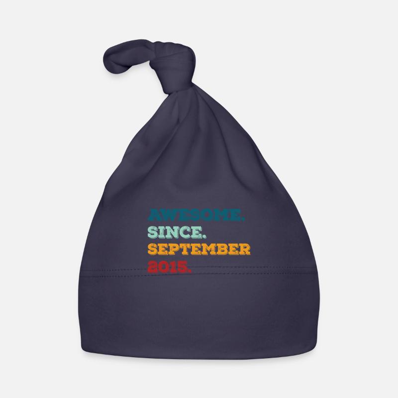 Anniversaire Septembre 2015 Naissance Année de naissance Bonnet bio Bébé