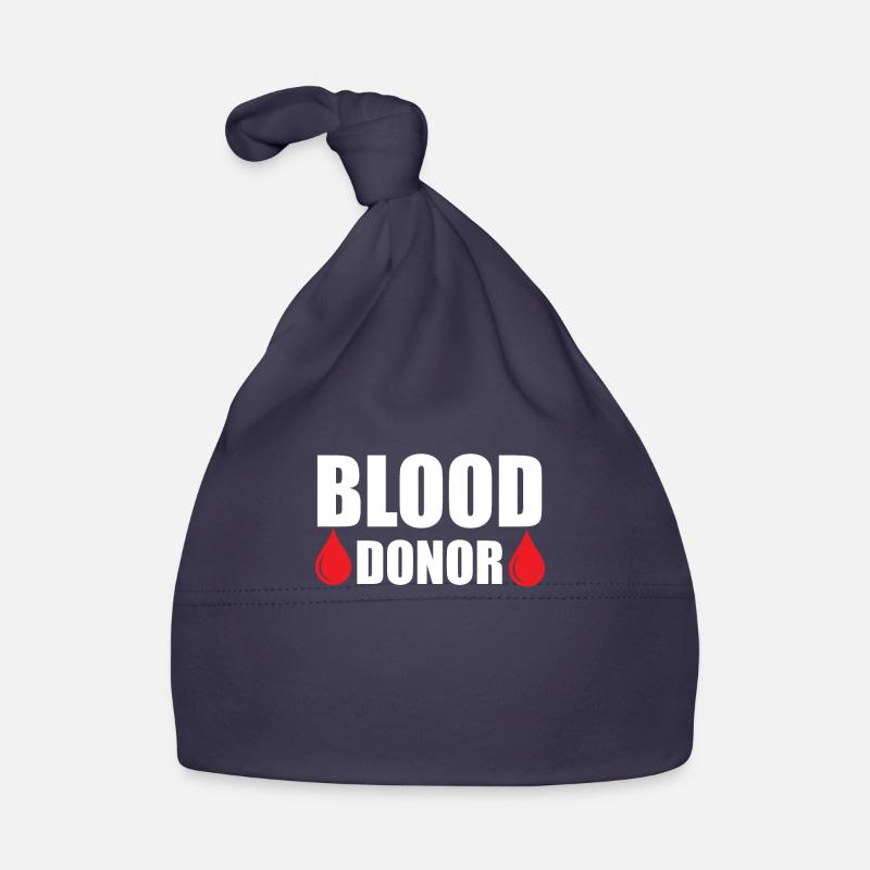 Blutspende Blutspenden Blutspender Baby Bio-Mütze