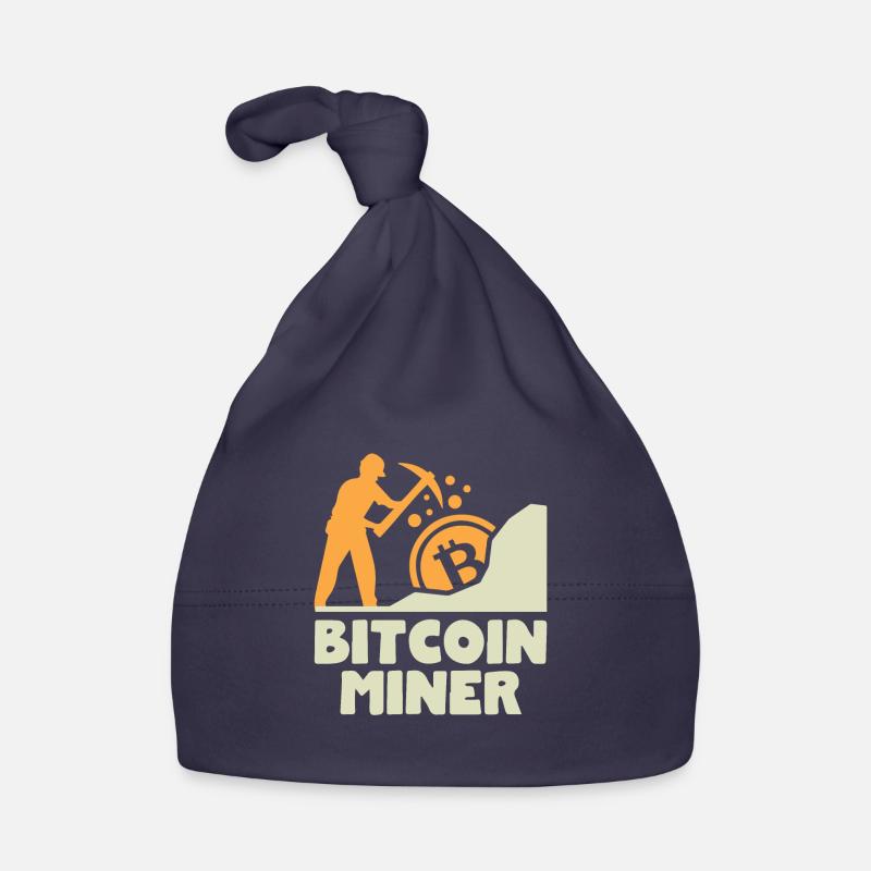 Bitcoin BTC Satoshi Miner Mining Maximalist Baby Bio-Mütze