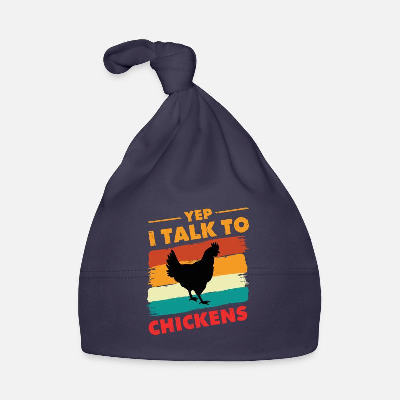 Chicken Chicken Farmer Chicken Breeding Gift Organic Baby Cap