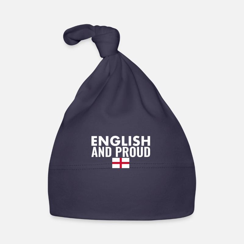 Anglais et fier drapeau anglais Angleterre Bonnet bio Bébé
