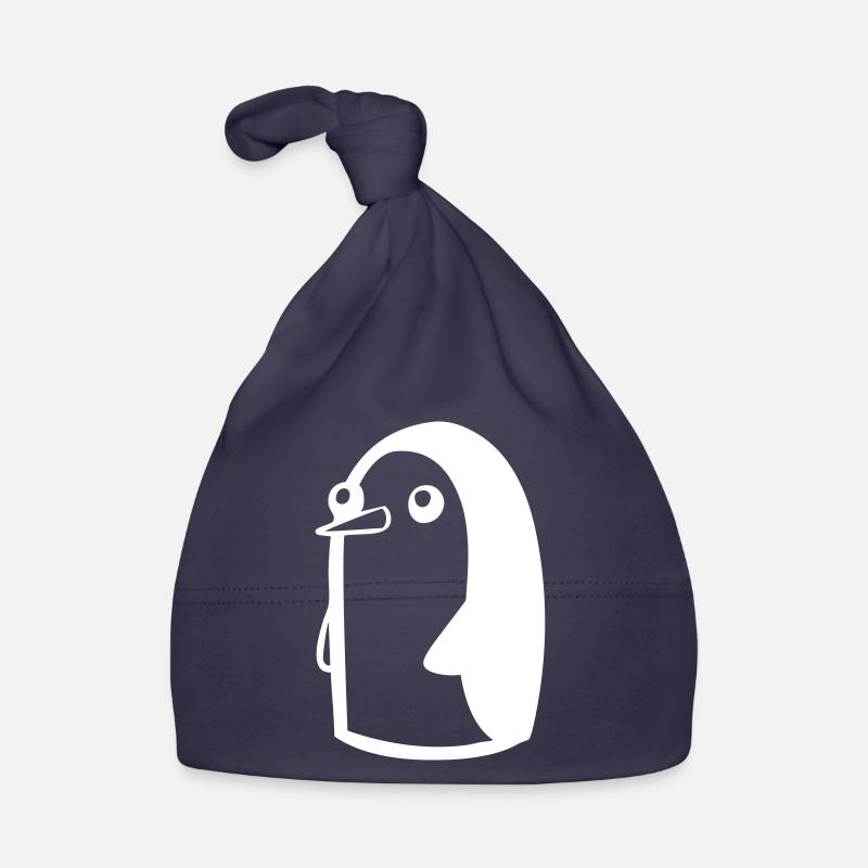 Süßer Pinguin Comic Baby Bio-Mütze