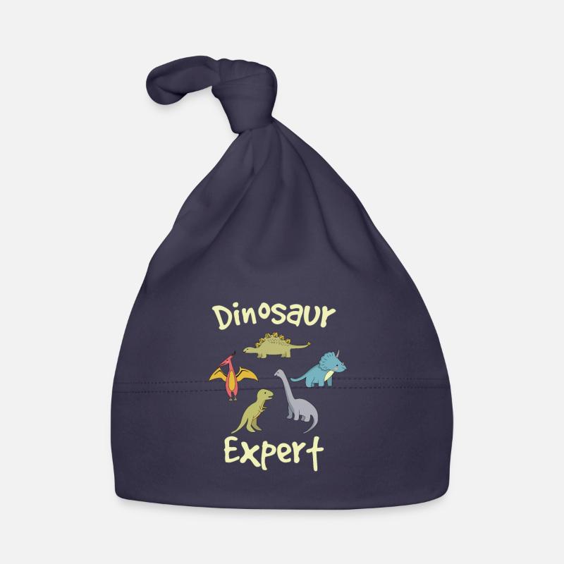 Dinosaur Expert - Bonnet bio Bébé - marine