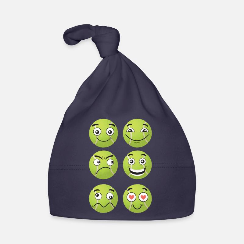 Tennis Comic Visages Bonnet bio Bébé