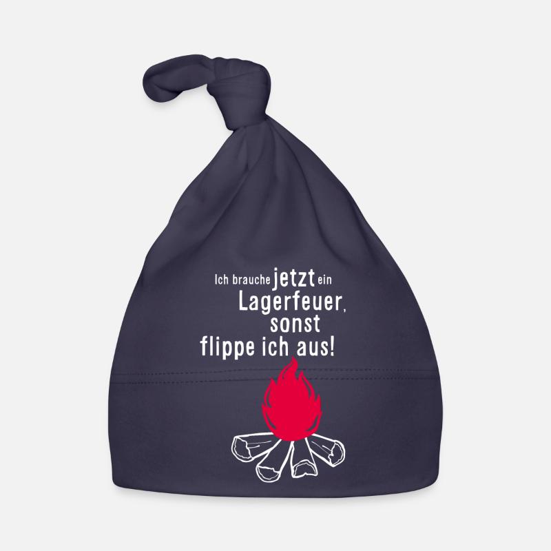 Ich brauche jetzt ein Lagerfeuer Baby Bio-Mütze