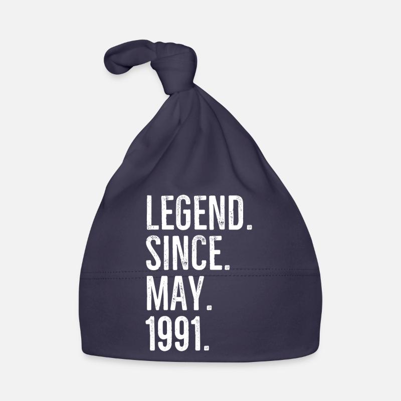 Legend Since May 1991 Organic Baby Cap