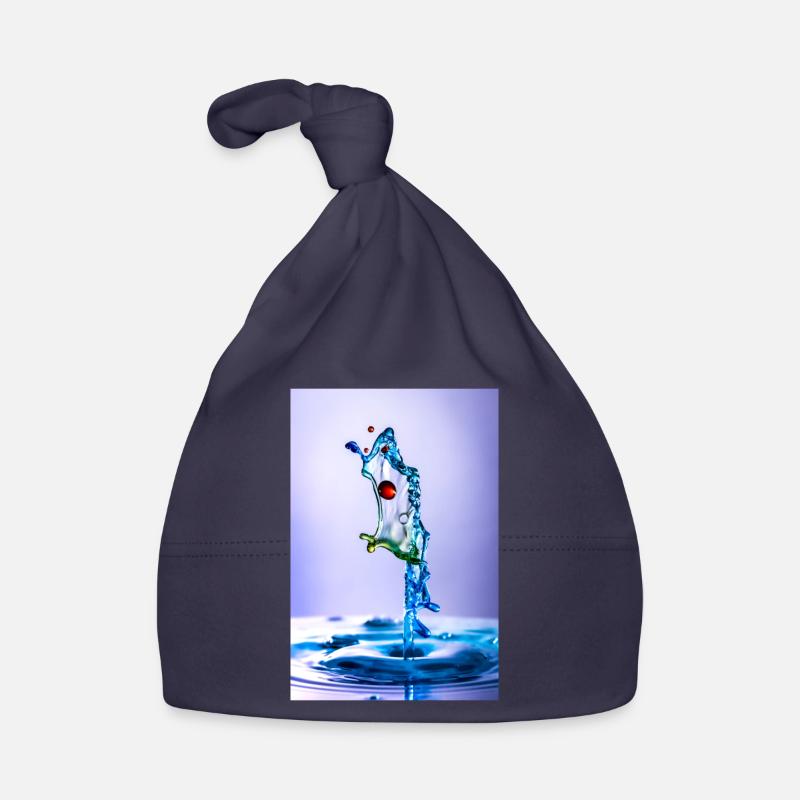poisson - Bonnet bio Bébé - marine