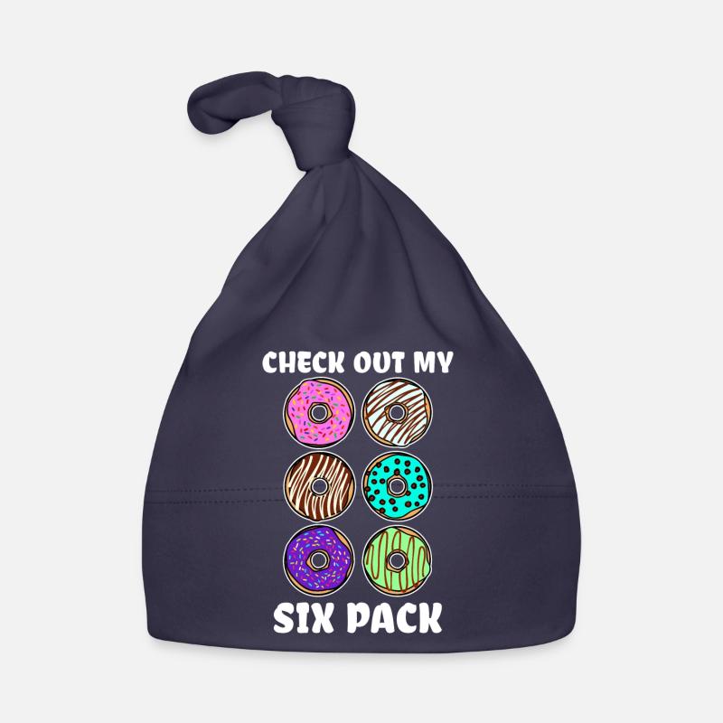 Funny statement donut candy snacking Organic Baby Cap