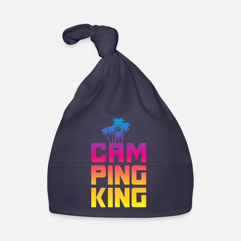 Campingking Palm Course King Camper Fan de vacances Bonnet bio Bébé
