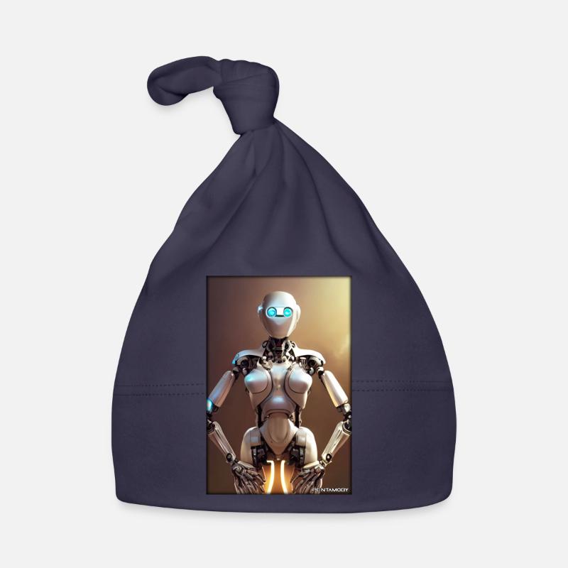 Robot Future Science Sci-Fi Machine Organic Baby Cap