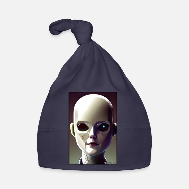 Roboter Zukunft Technik Wissenschaft Android Baby Bio-Mütze