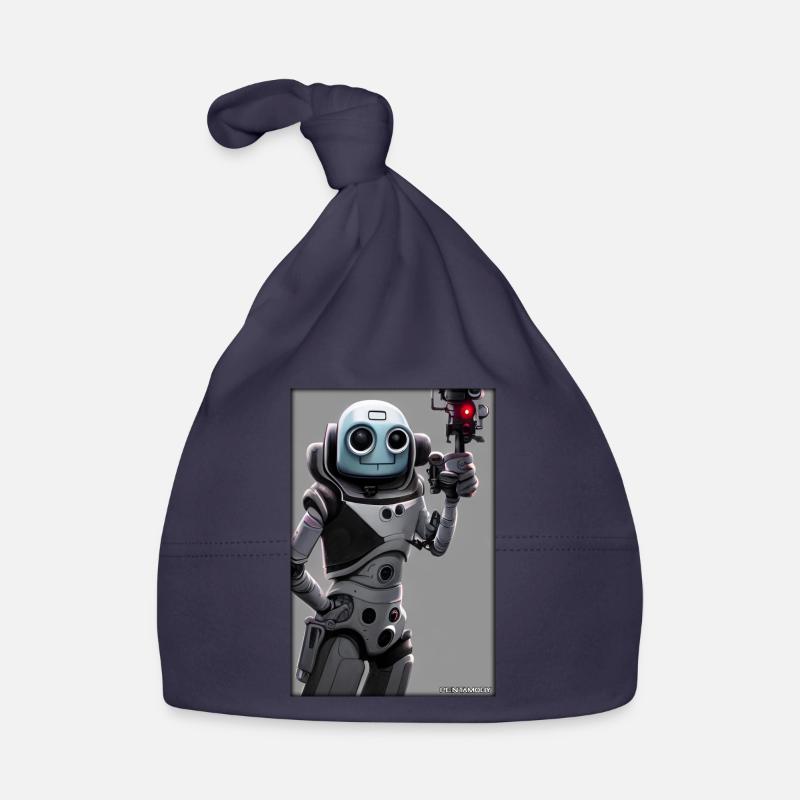 Robot Future Technology Science Android Organic Baby Cap