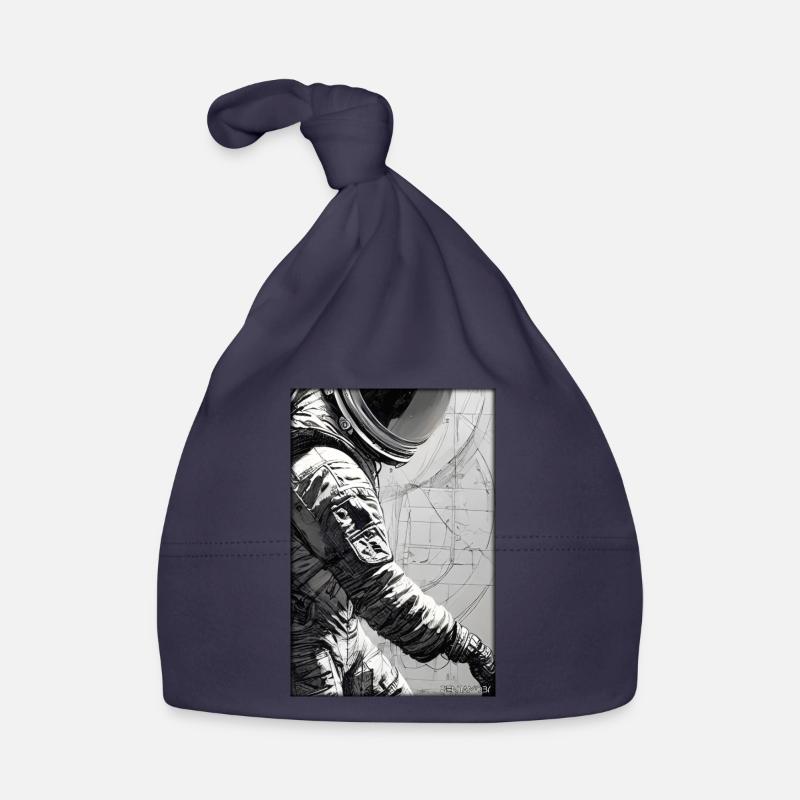 Astronaut Zukunft Sci-Fi Technik Baby Bio-Mütze