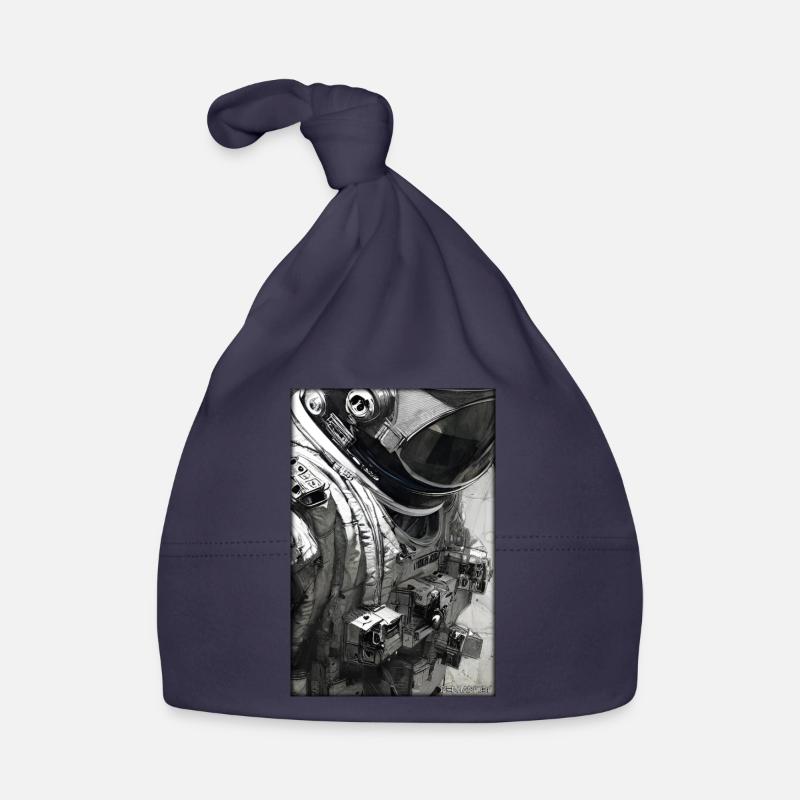 Astronaut Future Sci-Fi Technology Organic Baby Cap