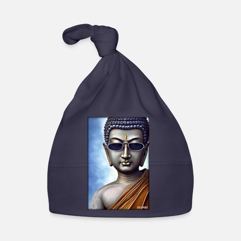 Buddha Siddhartha Gautama Sunglasses Religion Organic Baby Cap