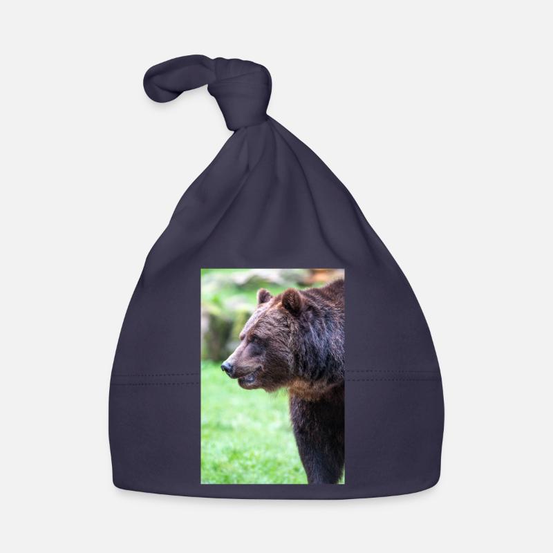 Braunbär Ursus arctos Baby Bio-Mütze