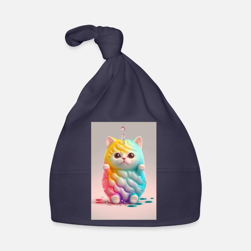 Fantasie kat Bio-muts voor baby's