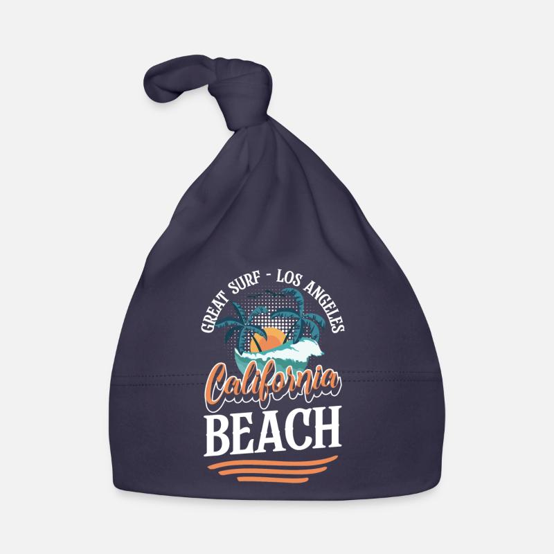 Summer Wave Surfing Organic Baby Cap
