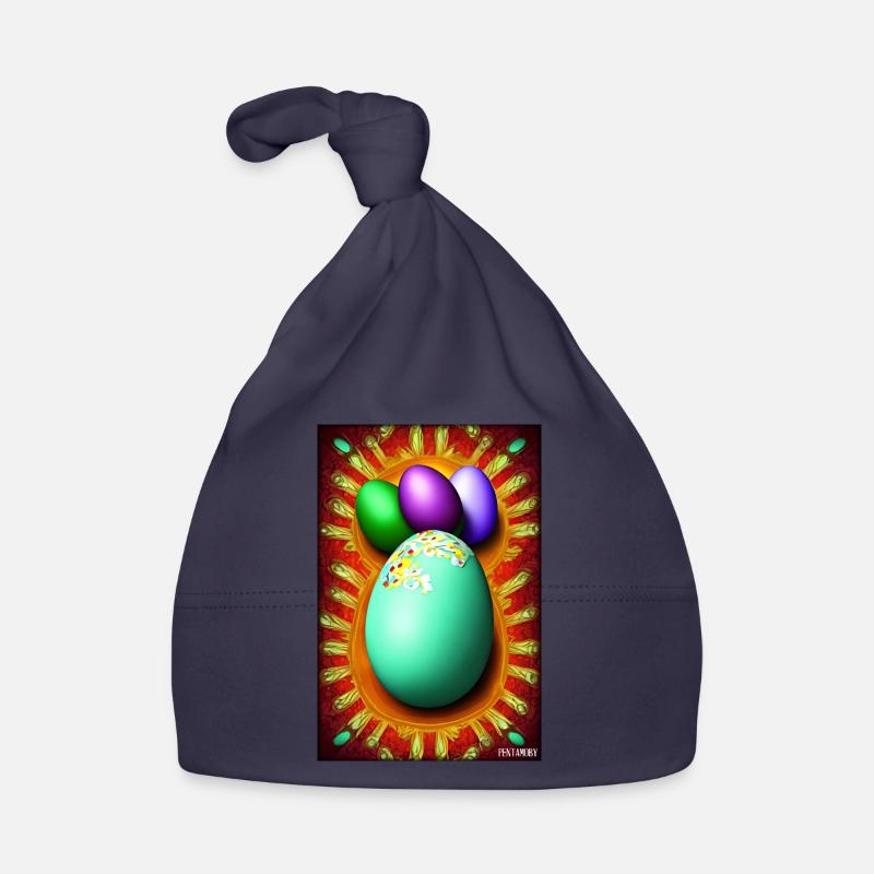 Easter Egg Easter Colorful Eggs Holiday Organic Baby Cap