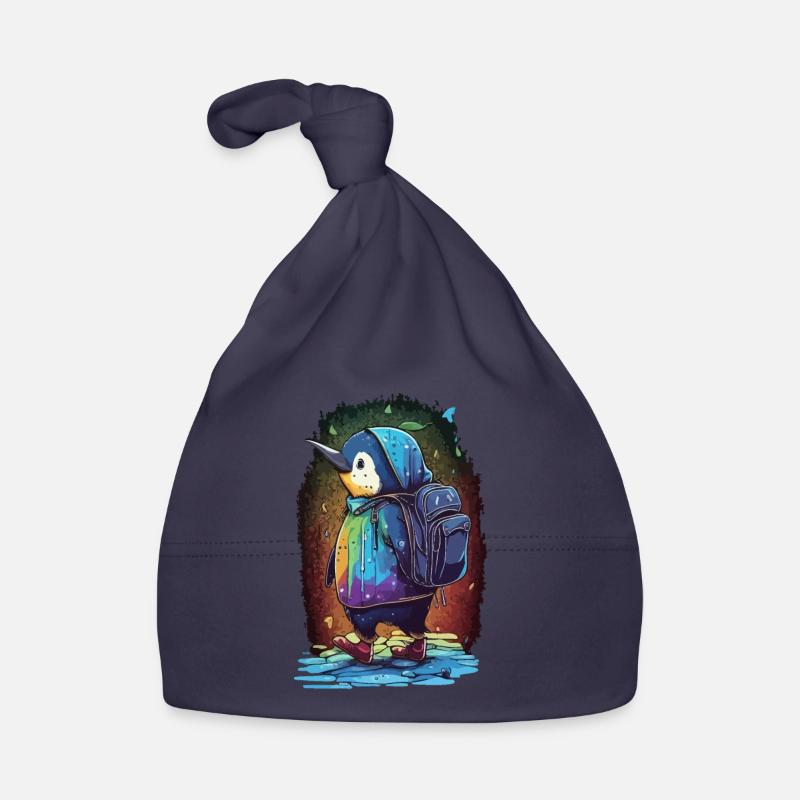 Pingouin sur le chemin de l’école Bonnet bio Bébé