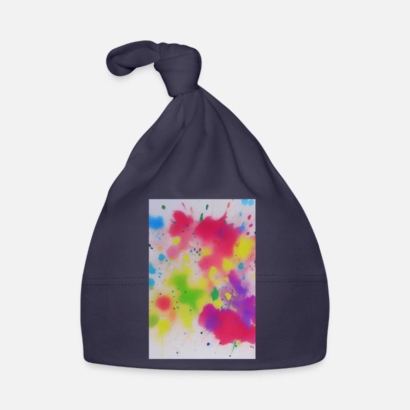 Éclaboussures colorées de couleurs Bonnet bio Bébé