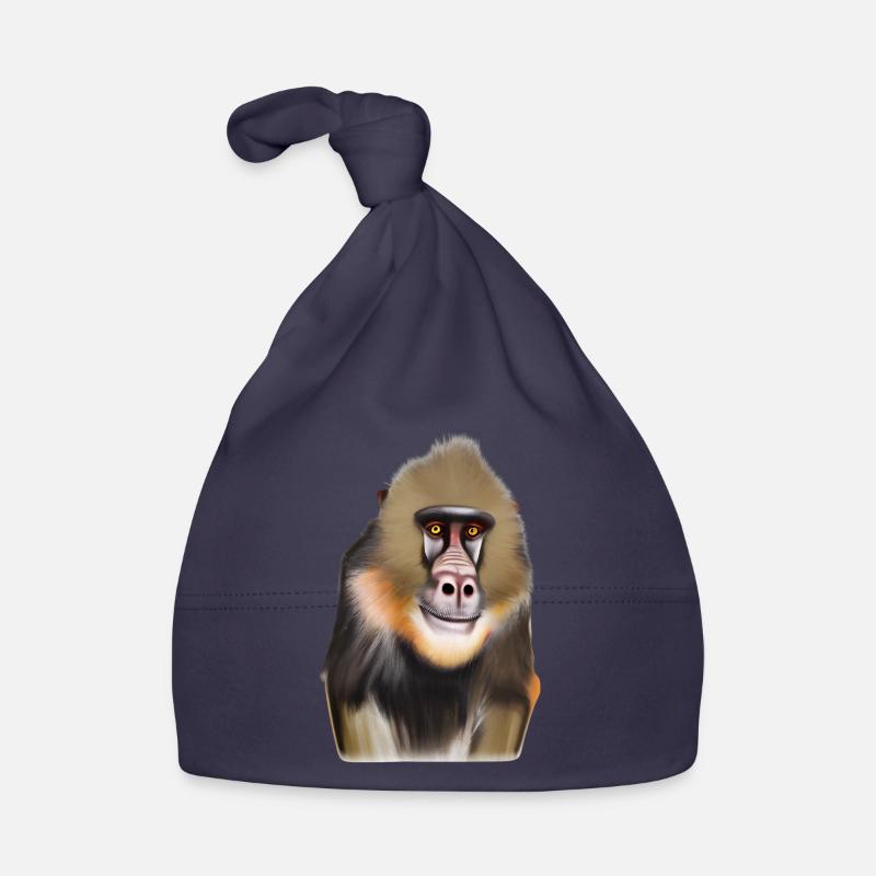 Mandrill Monkey Organic Baby Cap