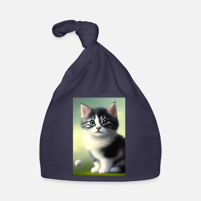 Bébé chat Bonnet bio Bébé
