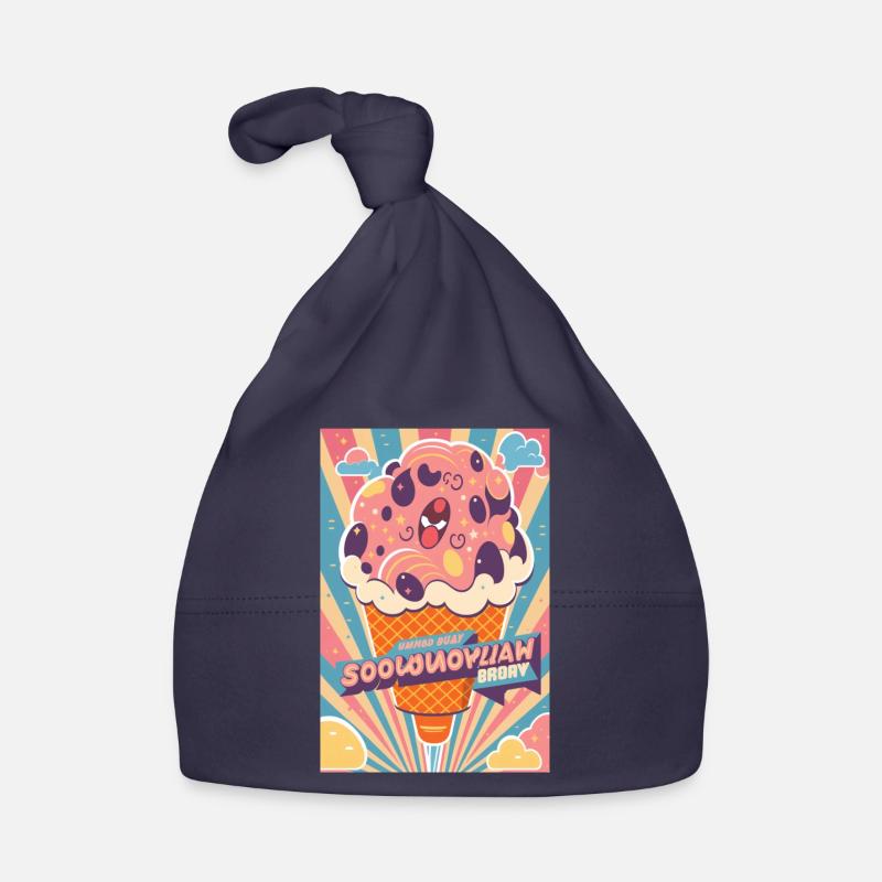 Eiscreme-Stil Baby Bio-Mütze