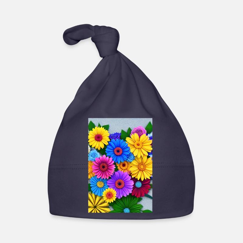 Fleurs multi Bonnet bio Bébé