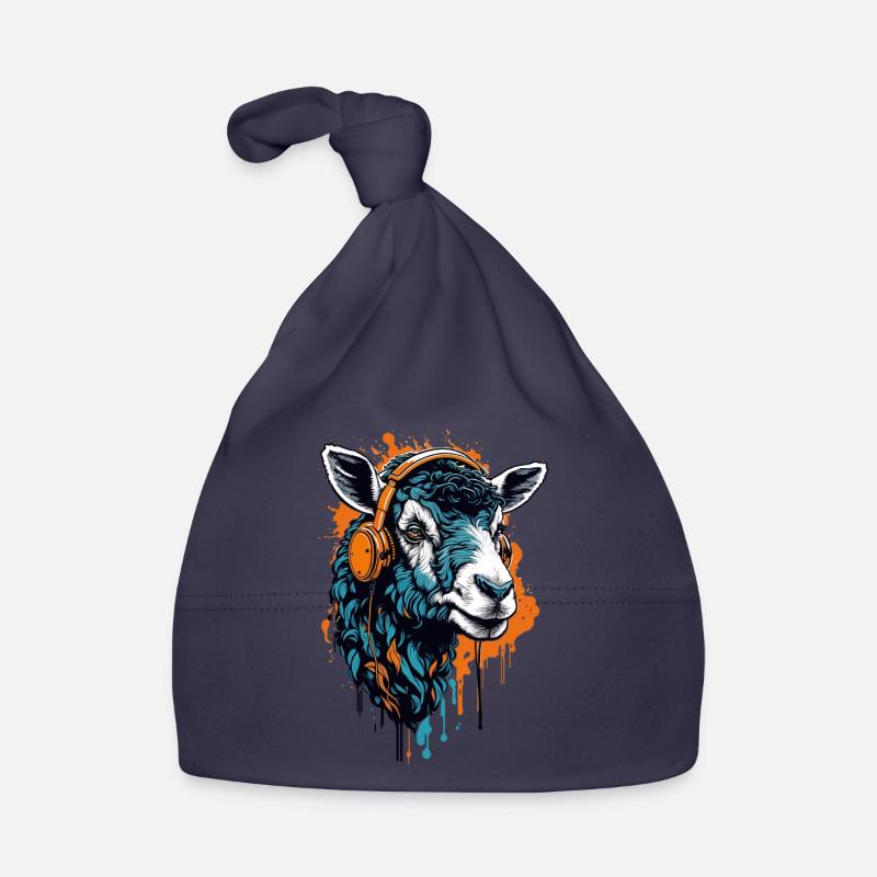 Mouton avec casque Bonnet bio Bébé