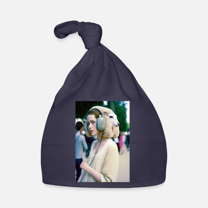 Anthropomorphic 10 - Bonnet bio Bébé - marine