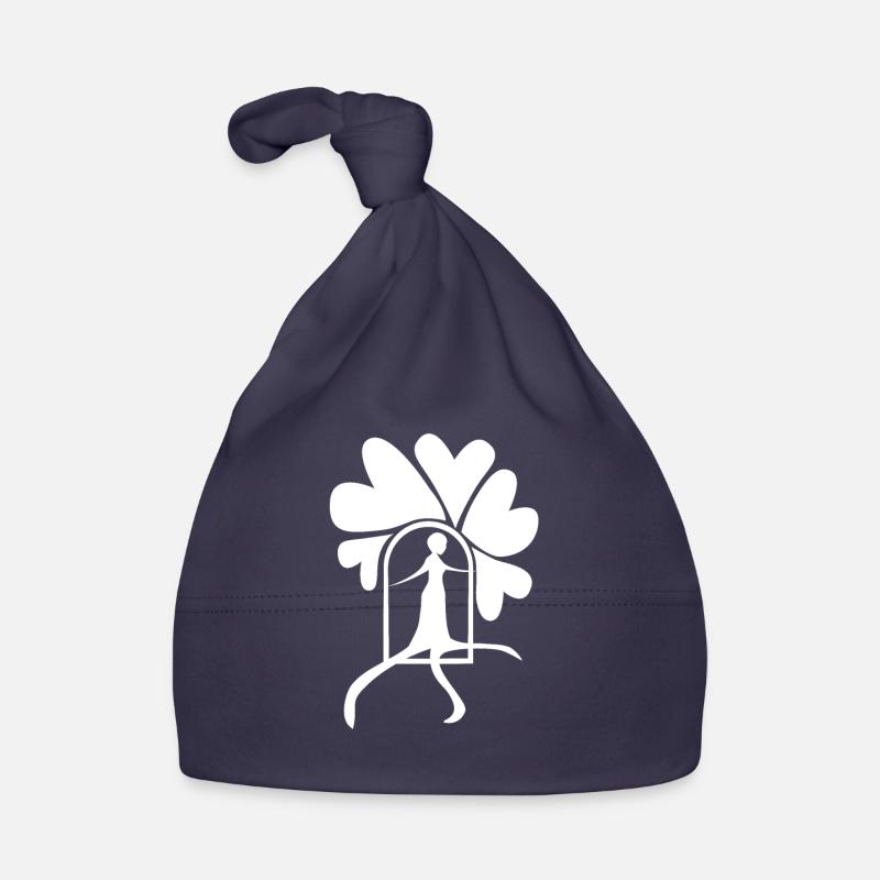 Step out white Organic Baby Cap