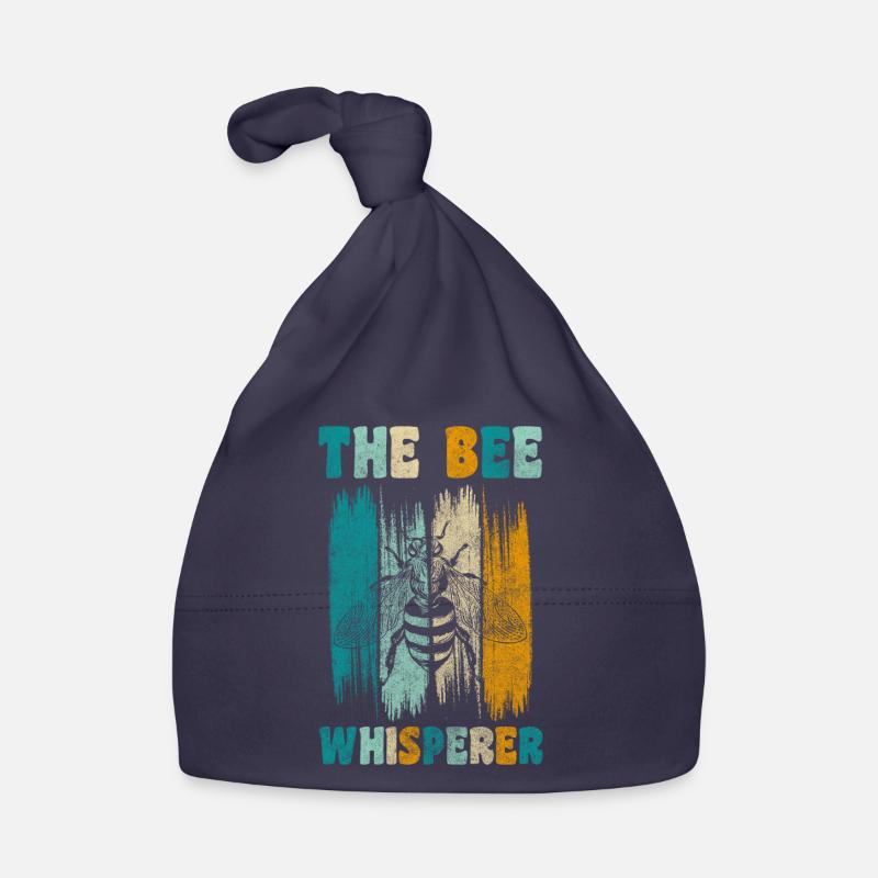 Honey Beekeeper Honeycomb Bee Organic Baby Cap