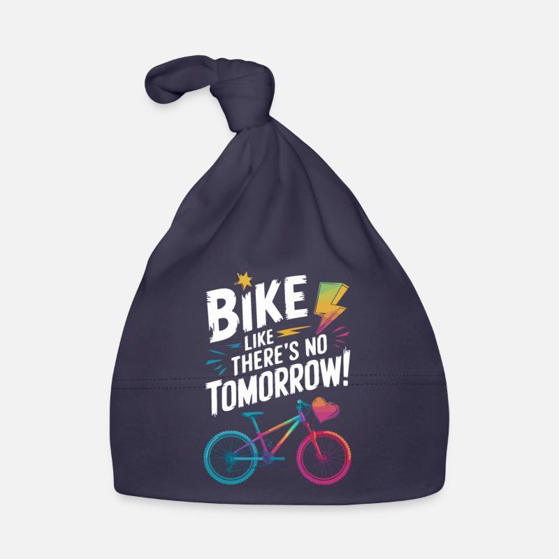 Conception de citation de motivation de vélo Bonnet bio Bébé