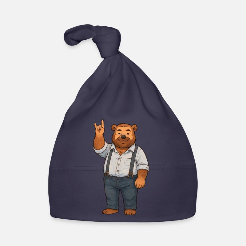 Brummbär rocks Organic Baby Cap