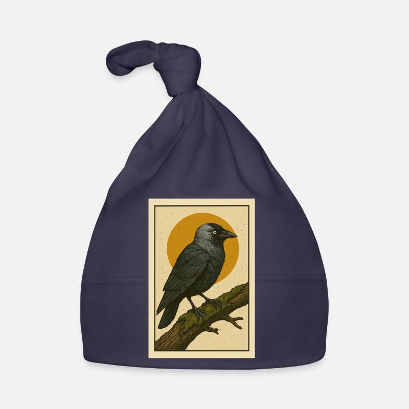 Chew Crow Jackdaw Organic Baby Cap