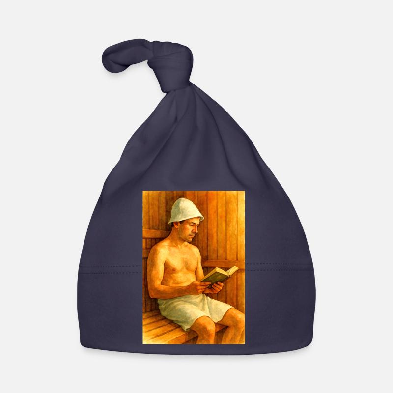 Lecture dans le sauna Bonnet bio Bébé